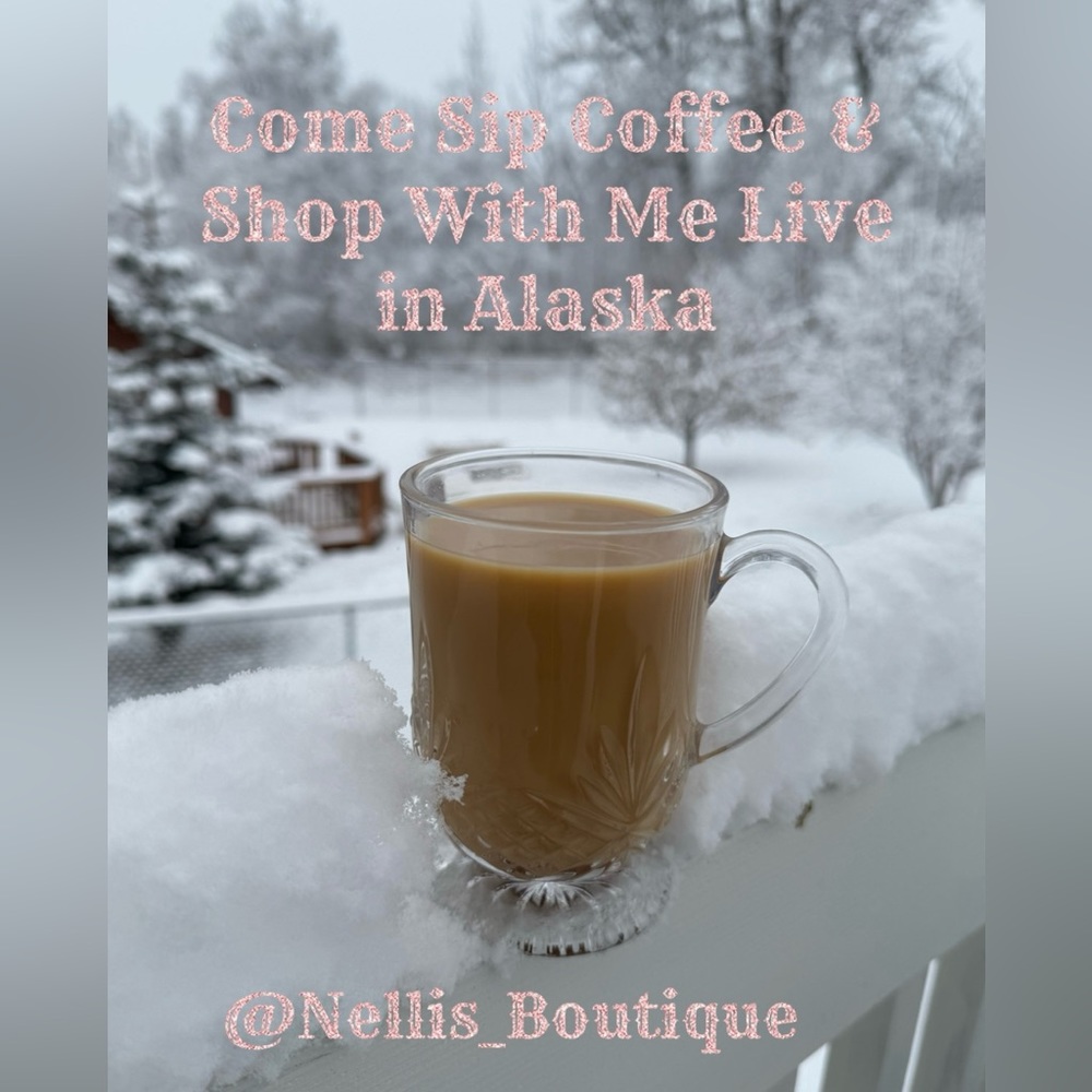Come Sip Coffee & Shop with Me Live From Alaska!!